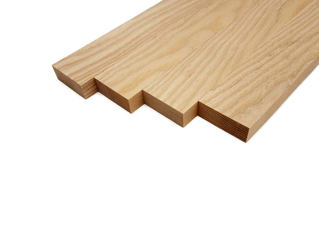 White Ash Lumber Board - 3/4" x 2" (4 Pcs) (3/4" x 2" x 24") Barrington Hardwoods