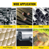 VEVOR Portable Band Saw, 5Inch Cutting Capacity Corded BandSaw, Variable Speed Hand held Band Saw,10Amp Motor Portable Bandsaw, Deep Cut Bandsaw for VEVOR