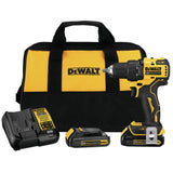 DEWALT 20V MAX* Cordless Drill / Driver Kit, Compact, 1/2-Inch (DCD708C2) DEWALT