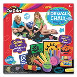 Cra-Z-Art Indoor Outdoor Sidewalk Chalk Design Set Cra-Z-Art