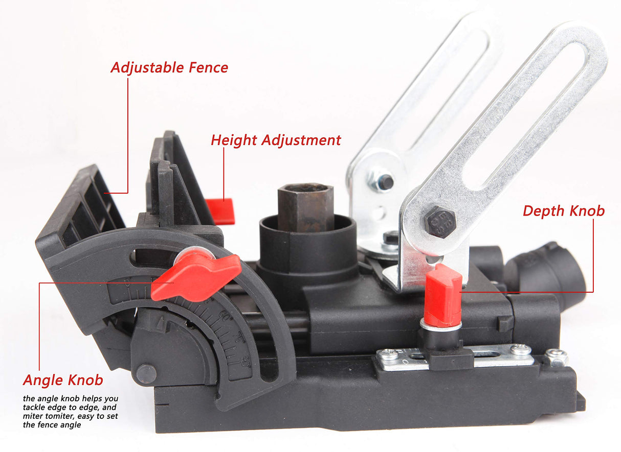 Dastool Biscuit Plate Joiner kit Accessories with 1x4" Blade,Adjustable Angle Dastool