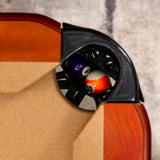 Minnesota Fats 8' Covington Billiard Table with Carved Solid-Wood Legs and Antiqued Wood Finish Minnesota Fats