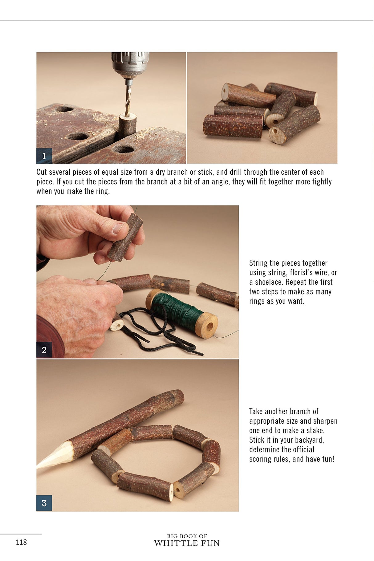 Big Book of Whittle Fun: 31 Simple Projects You Can Make with a Knife, Branches & Other Found Wood (Fox Chapel Publishing) Detailed Instructions & Fox Chapel Publishing