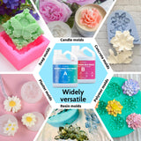 JDiction Silicone Mold Making Kit, 2.32lb(37oz) Super Elastic Liquid Silicone for Mold Making, Fast Cure Soft Mold Making Silicone Rubber for Casting JDiction