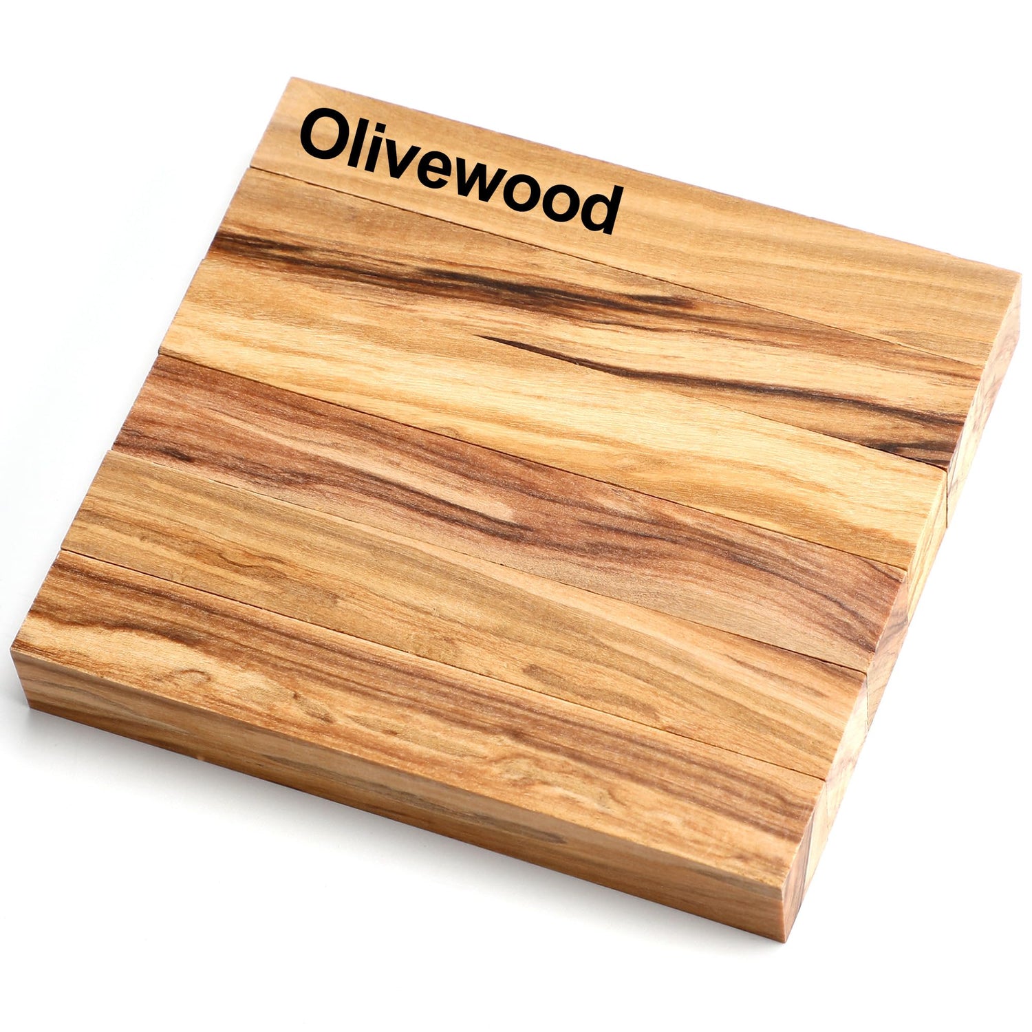 Spiareal 15 Pcs Olive Wood Pen Blanks Pen Turning Supplies DIY Crafts Pen Turning Kit, 5 x 3/4 x 3/4 Inch Spiareal