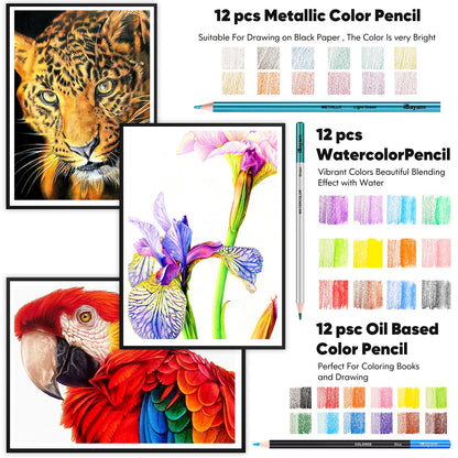 iBayam 18 Color Fineliner Pen & 78-Pack Drawing Set - WoodArtSupply