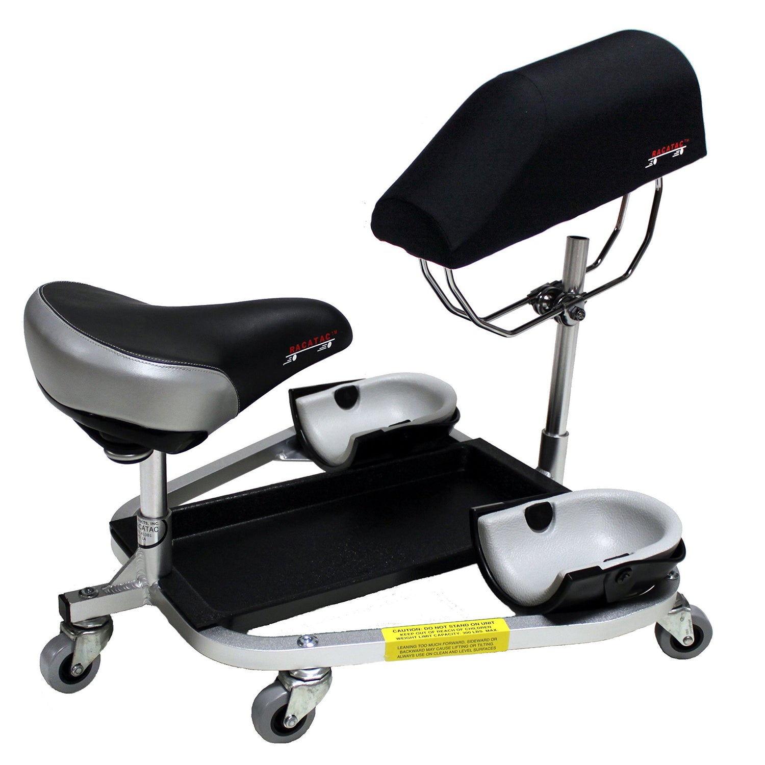 RACATAC Kneeling Sitting Creeper 3" Casters with Chest Support 01RAC3CS WoodArtSupply