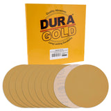 Dura-Gold Premium 9" Drywall Sanding Discs - 120 Grit (Box of 10) - High-Performance Sandpaper Discs with Hook & Loop Backing, Fast Cutting Aluminum Dura-Gold