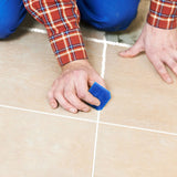 Outus 2 Pieces Caulking Tool Set Silicone Sealant Grout Finishing Tool for Kitchen Bathroom Floor Sealant Sealing (Blue) Outus