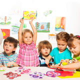 Valentine's Day Crafts Kits DIY Valentine Decorations Hanging Ornaments, Lanyards for Kids Family Entertainment Activities, 4 Styles (24 Sets) Sumind