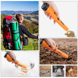 Dmyond Metal Detector Pinpointer, Professional Waterproof Handheld Pin Pointer Wand, Search Treasure Pinpointing Finder Probe with 9V Battery for Dmyond
