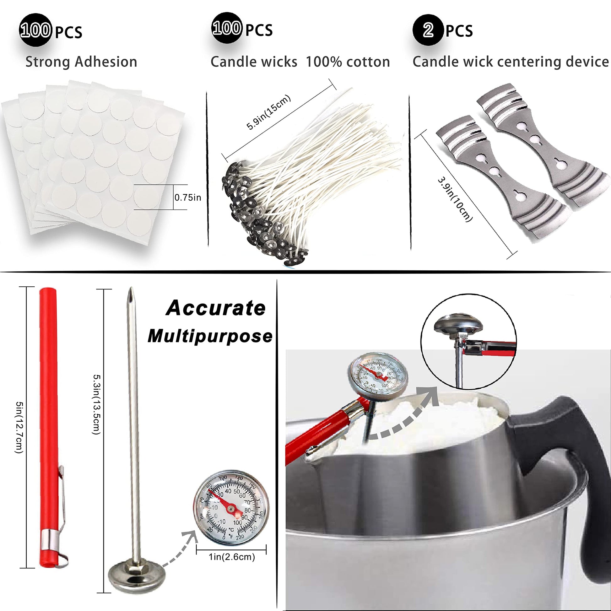 HOWFIELD Soy Candle Making Kit Supplies - DIY Candle Making Kit