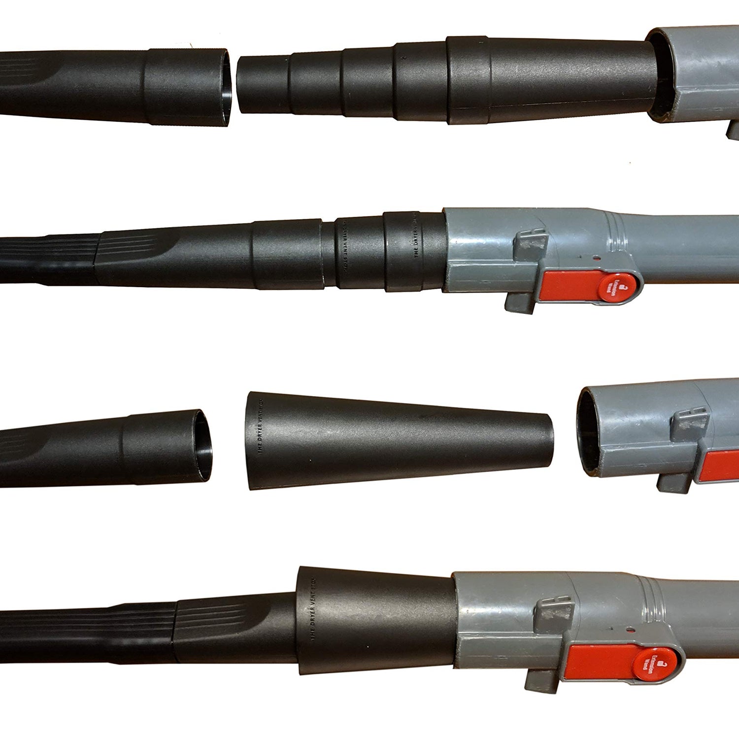 TDVS Universal Vacuum Hose Adapter Kit Reducer Attachment Designed to Fit More Vacuums Than Any Other Adapters - Fits 1 1/16 to 1 3/4 inches -3 The Dryer Vent Store