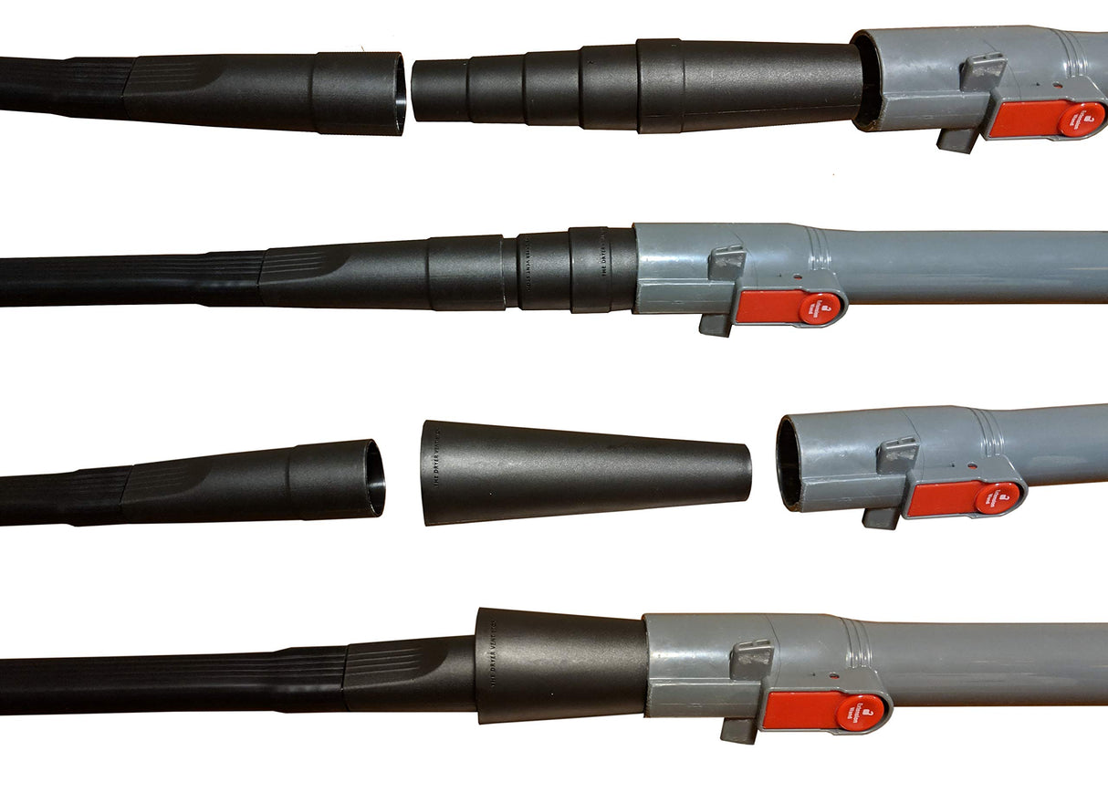 TDVS Universal Vacuum Hose Adapter Kit Reducer Attachment Designed to Fit More Vacuums Than Any Other Adapters - Fits 1 1/16 to 1 3/4 inches -3 The Dryer Vent Store