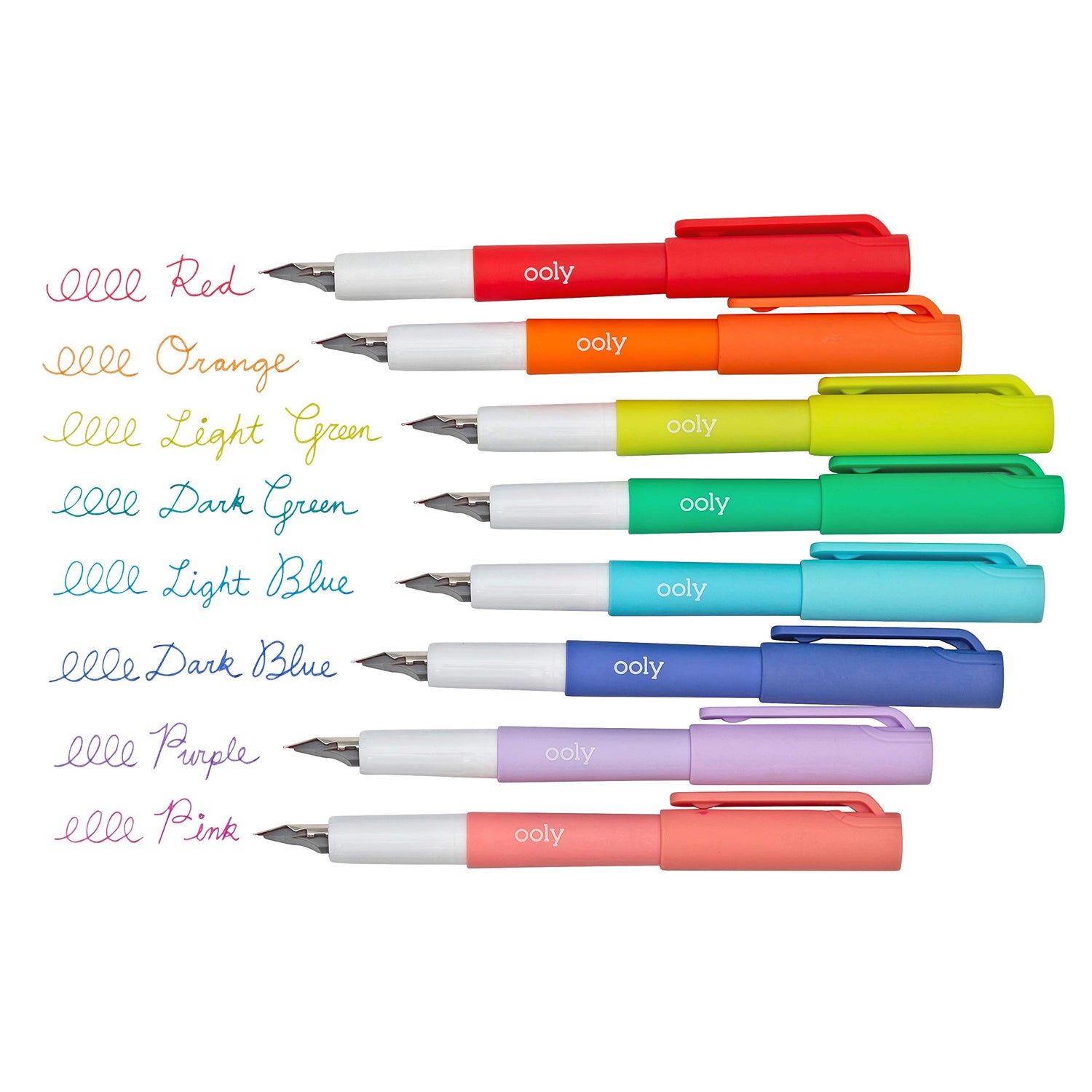 Ooly, Color Write Fountain Pens - Set of 8 Ooly