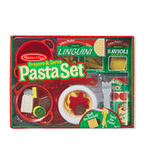 Melissa & Doug Prepare & Serve Pasta Play Food Set - Wooden Play Food Sets For Kids Kitchen, Pretend Play Kitchen Toys For Kids Ages 3+,Yellow Melissa & Doug