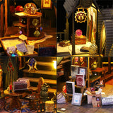 Flever Dollhouse Miniature DIY House Kit Creative Room with Furniture for Romantic Artwork Gift (Luna Magic House) Flever