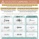 Custom Wood Name Sign for Nursery or Kids Room | Instant Font Preview + Multiple Styles Available Unpainted, Painted, or Stained | Personalized Baby Adoren