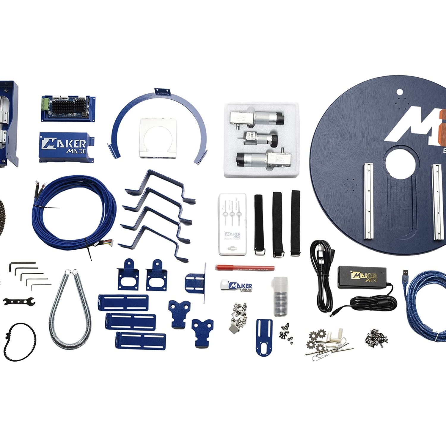 M2 CNC Engraving Machine Kit, First Wall Mounted Highly Accurate Cutting Engraver, 3-Axis CNC Machine for Wood, Metal, Plastic & More, Up to 4x8ft Maker Made