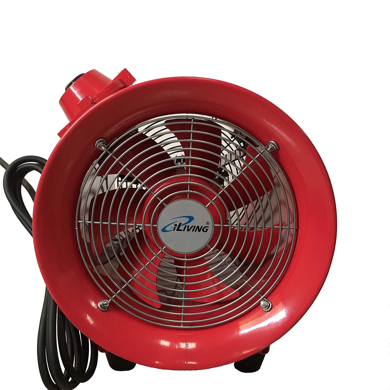 iLiving - ILG8EF10EX Explosion Proof Utility High Velocity Blower, Fume Extractor, Portable Exhaust and Ventilator Fan, Air Ventilation with 1943 iLiving