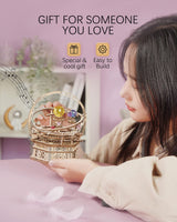 ROKR Starry Night 3D Musical Box Puzzle Kit for Adults and Teens ROKR