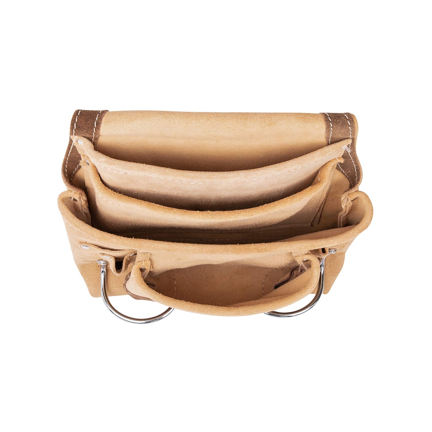 LAUTUS Leather Tool Pouch Bag |Carpenter, Construction, Framers, Handyman |2 Hammer Holders, 10 Pockets| LAUTUS