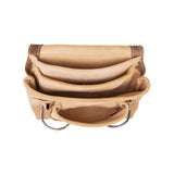 LAUTUS Leather Tool Pouch Bag |Carpenter, Construction, Framers, Handyman |2 Hammer Holders, 10 Pockets| LAUTUS
