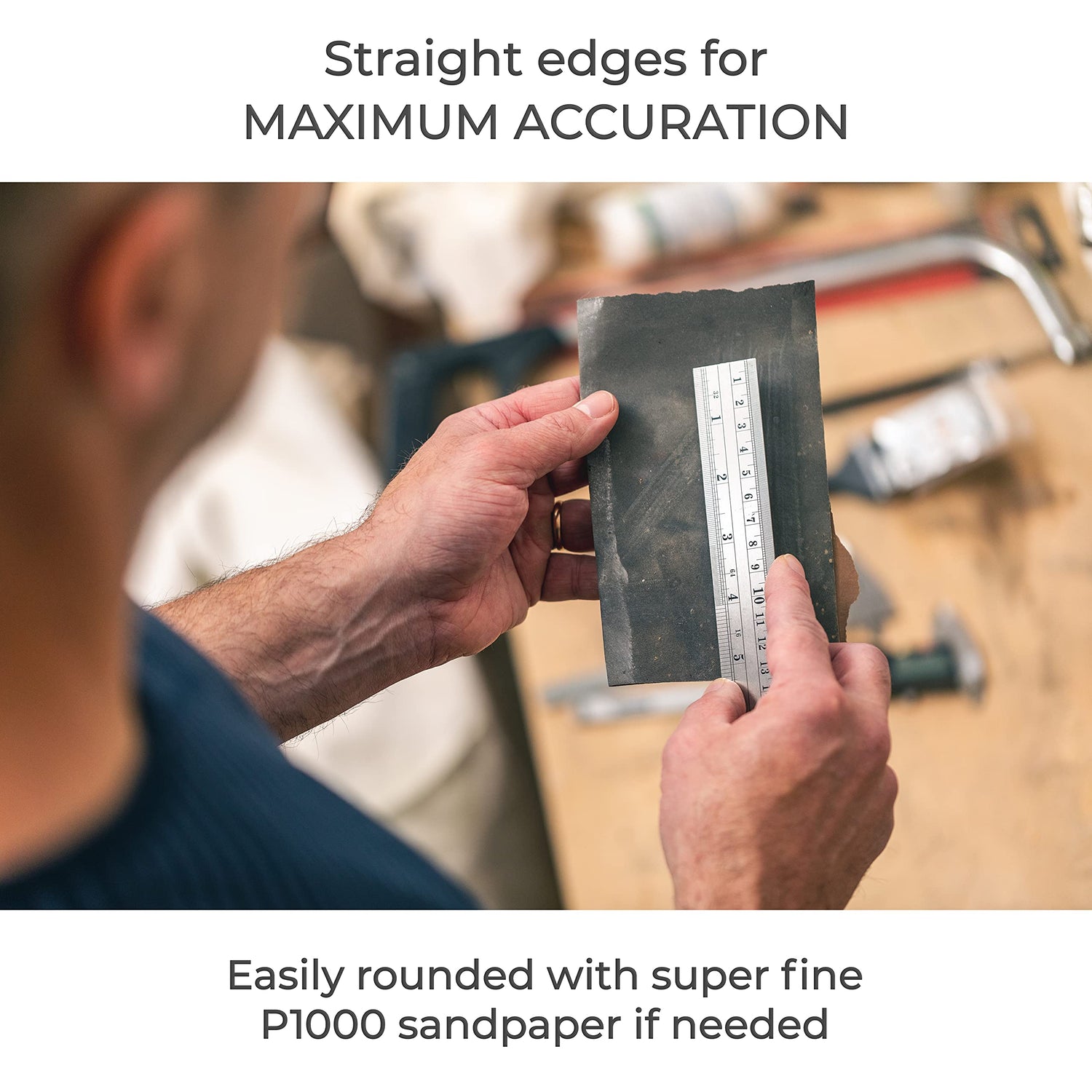 NOKKO Metal Ruler 6 Inch - Pack of 10 - Stainless Steel Ruler Set with Straight Edge Rulers - Precise Metric & Imperial Measurements - Ideal for NOKKO