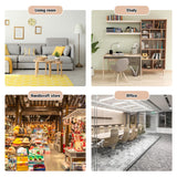 Lsjoaw Display Case 31.5x12.6x67.7in Flip Door Cabinet Display Shelf Curio Cabinet Modern Minimalist Bamboo Storage with Acrylic Cabinet Doorsealed Lsjoaw