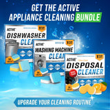 Dishwasher Cleaner And Deodorizer Tablets - 24 Pack Deep Cleaning Descaler Pods for Dish Washer Machine, Heavy Duty, Septic Safe, Natural Limescale ACTIVE