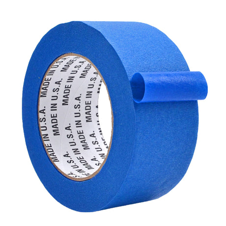 WOD PMT21B Blue Painter’s Tape - 2 inch x 60 yds. Thick & Wide Masking Tape for Safe Wall Painting, Building, Remodeling, Labeling, Edge Finishing WOD Tape