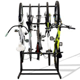 StoreYourBoard Freestanding Bike Storage Rack, Indoor Garage Floor Stand, Bicycle Organizer (5 Bike) StoreYourBoard