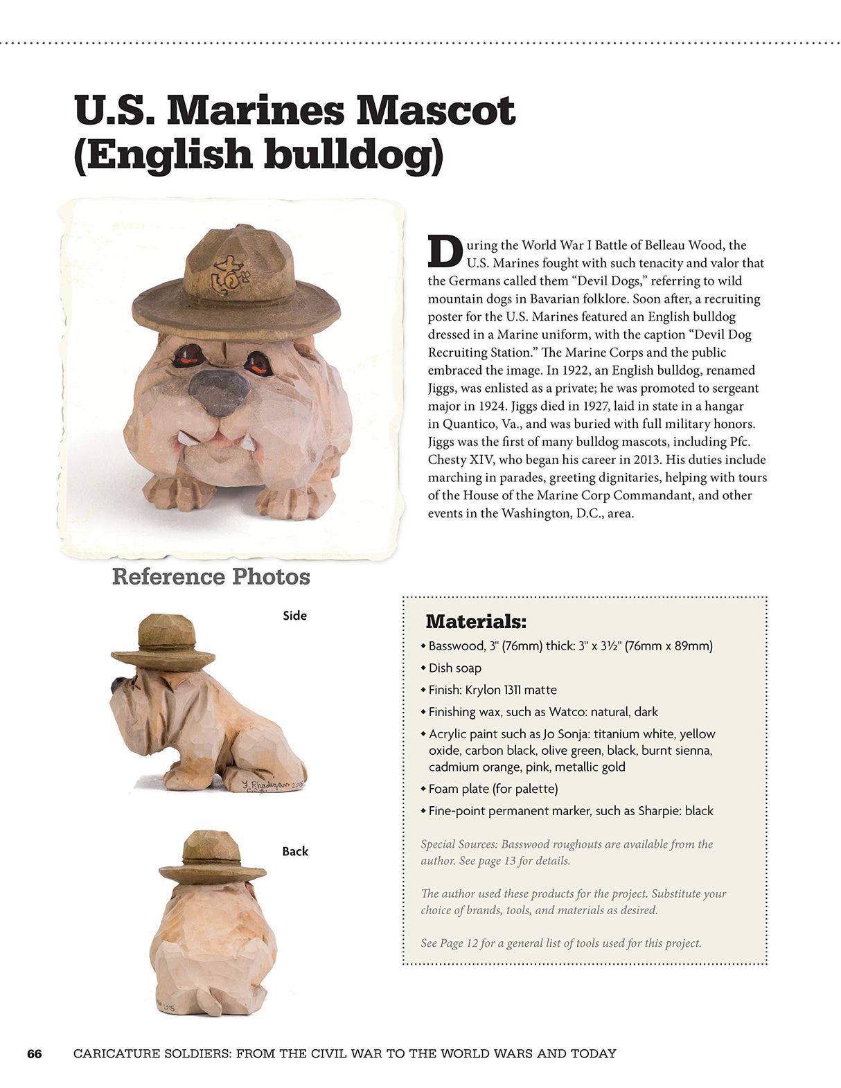 Caricature Soldiers: From the Civil War to the World Wars and Today: Patterns and Techniques for 12 Woodcarving Projects (Fox Chapel Publishing) Design Originals