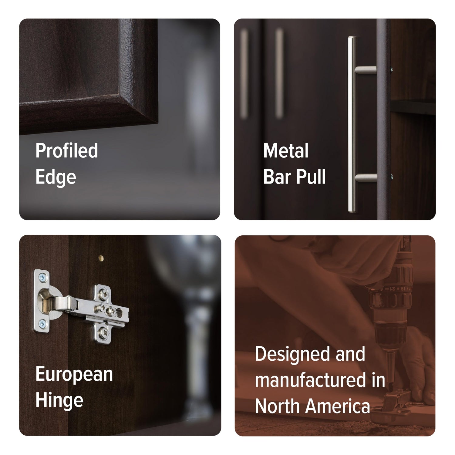 Prepac Elite Wall Cabinet with Adjustable Shelves - Versatile Espresso Storage Solution for Garage, Kitchen, and Bathroom Prepac