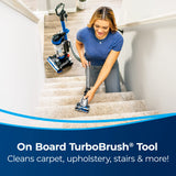 BISSELL CleanView Upright Bagless Vacuum Cleaner with Active Wand, 3536,Black/Cobalt Blue Bissell