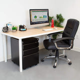 Mount-It! Mobile File Cabinet with 3 Drawers | Under Desk Rolling Storage with Lock for Supplies, Files, and Materials, Mobile Space Saving for Home Mount-It!