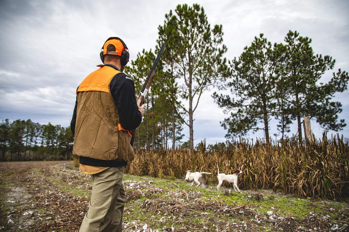 Walker's Razor Slim Passive Earmuff - Ultra Low-Profile Earcups - Black Walker's