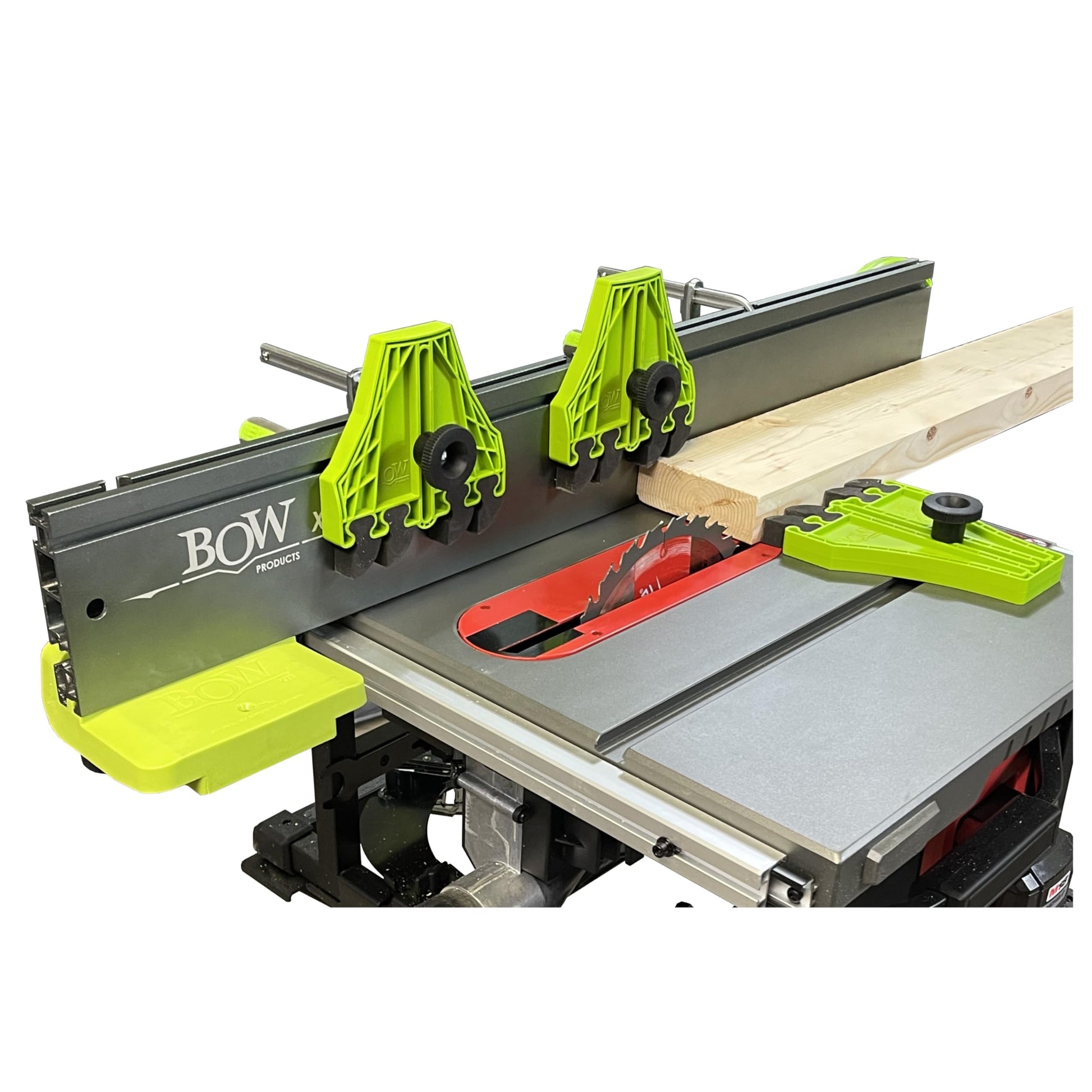 BOW Products 36” XT XTENDER Fence - T-Track Table Fence System with Multiple T-Slots for Woodworking Accessories - Fits Portable Table Saws, Cabinet - WoodArtSupply