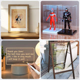 Langaelex Acrylic Sheets - 2 Pack of 18x24" 1/8" Thick Clear Cast Plexiglass for Picture Frame Glass Replacement, Projects Display & Painting - Laser Langaelex