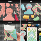 Speedball Water-Soluble Block Printing Ink, 8-Ounce Jar, Black Speedball