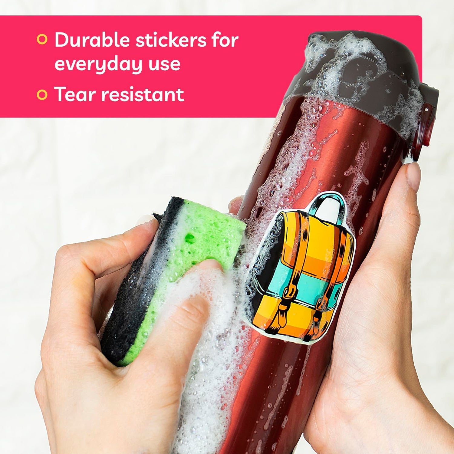 Sticker Paper for Inkjet Printer - Printable Vinyl Sticker Paper - Sticker Paper - (30 Sheets, 8.5 x 11", Matte White) - Sticker Printer Paper - Paper Plan