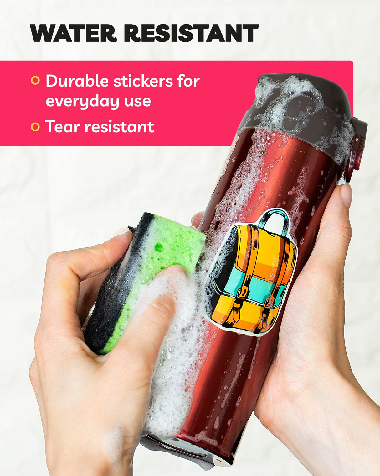 Sticker Paper for Inkjet Printer - Printable Vinyl Sticker Paper - Sticker Paper - (30 Sheets, 8.5 x 11", Matte White) - Sticker Printer Paper - Paper Plan