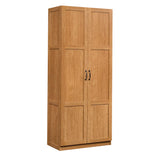 Sauder Miscellaneous Storage Pantry cabinets, L: 29.61" x W: 16.10" x H: 71.10", Highland Oak finish Sauder