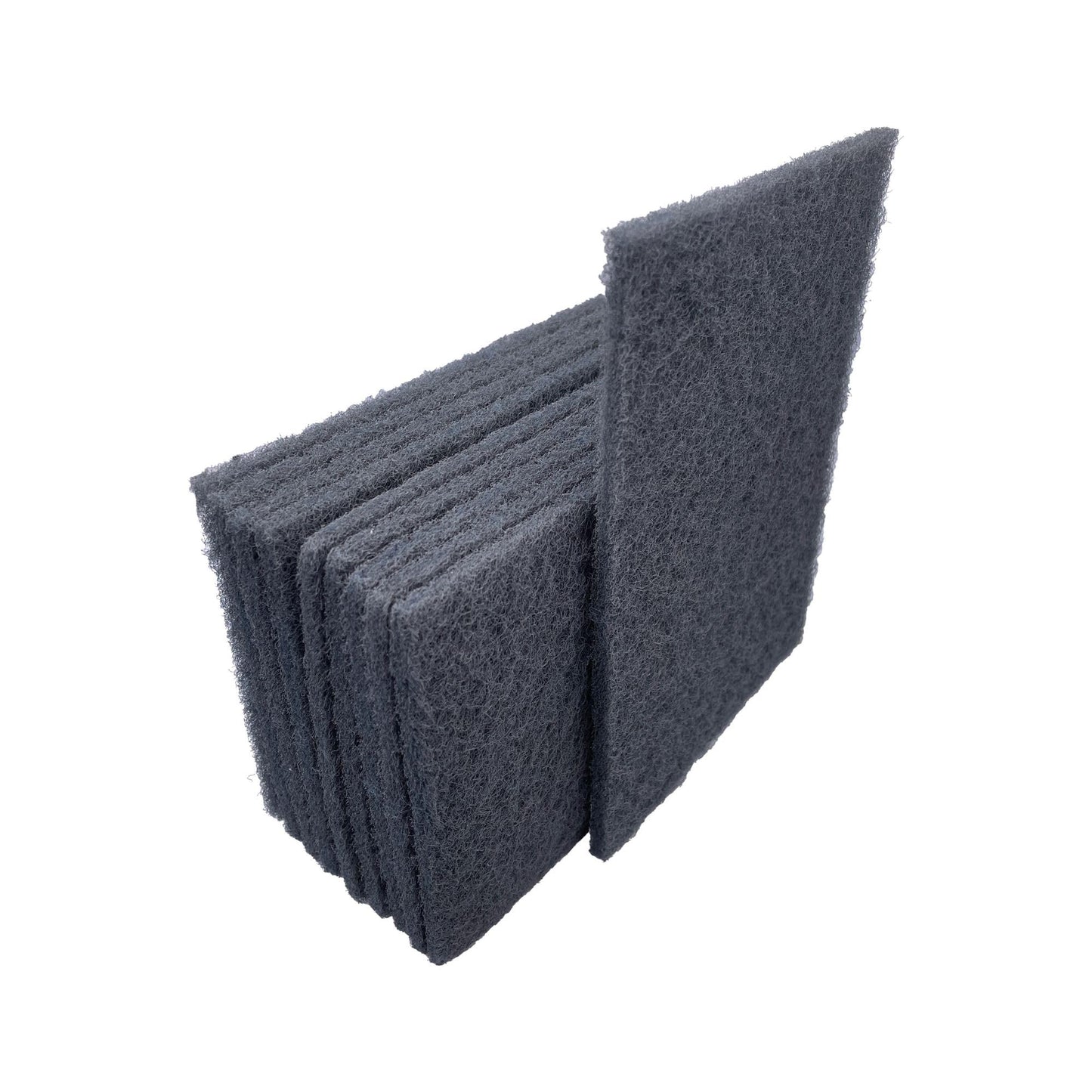 VSM Abrasives Non-Woven Hand Pad, 6"x9", Ultra Fine Grade, Gray Color, Silicon Carbide Grains, Rust and Oxidation Resistant, Multipurpose Abrasive