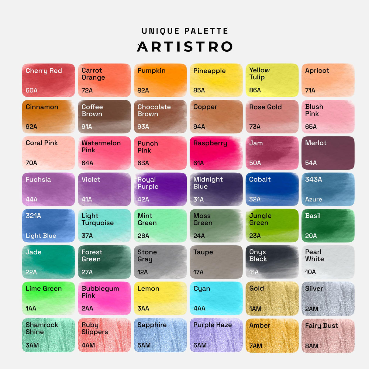 ARTISTRO Watercolor Paint Set, 48 Vivid Colors and 30 Watercolor Postcards 4x6 Inches - Heavyweight Paper Cards 140lb (300gsm) ARTISTRO