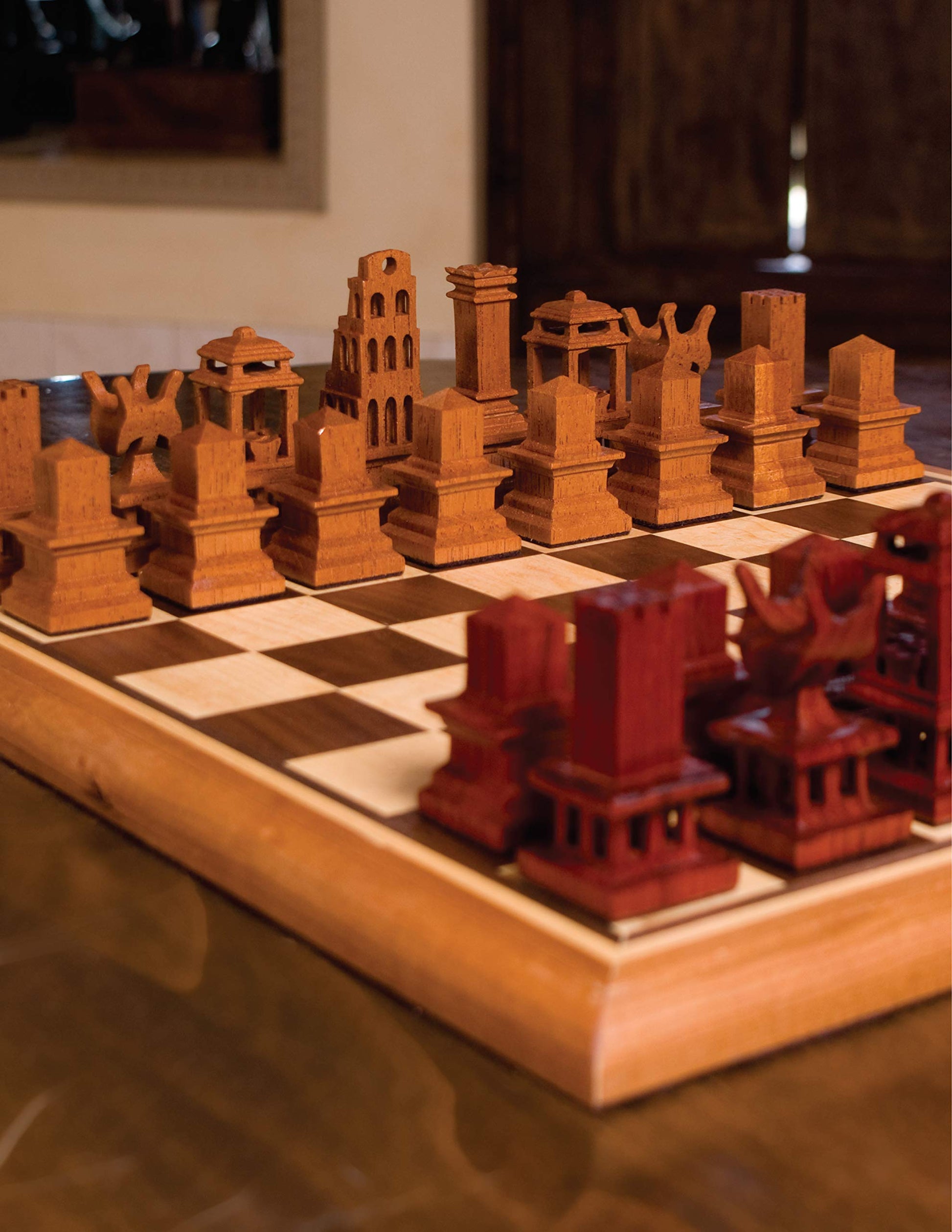 Making Wooden Chess Sets: 15 One-of-a-Kind Designs for the Scroll Saw (Fox Chapel Publishing) Neo-Classic, Trojan, Canterbury, Venice, a Chessboard, - WoodArtSupply