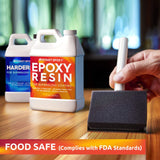 Upstart Epoxy Resin Kit DIY 2 Part Formulation - Made in USA - Perfect Casting Resin for Counter, Table Top, Wood Bar Top, Art, Craft, Jewelry & More Upstart Epoxy