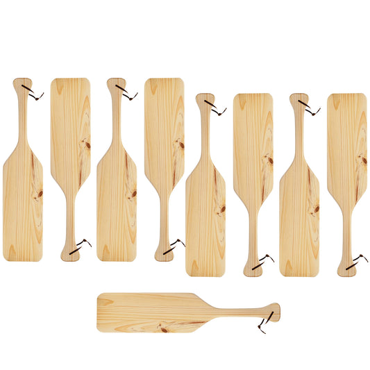 9 Pack: Unfinished Wood Paddle by Make Market® - WoodArtSupply