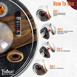 Foghat Cocktail Smoker Torch with Butane (2) for Smoked Cocktails and Cooking - Handheld Refillable Culinary Butane Kitchen Blow Torch Lighter Gun, THOUSAND OAKS BARREL
