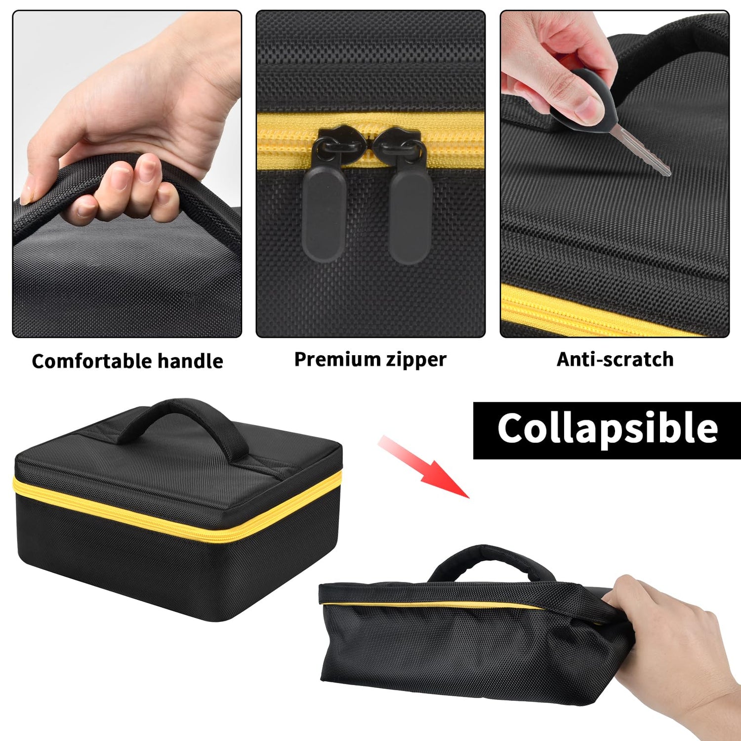 Tool Case Compatible with DEWALT 20V Max XR (DCW600B)/ for Makita XTR01Z 18V LXT Lithium-Ion Cordless Router, Sailcloth Storage Carrying Holder for Tanmqin